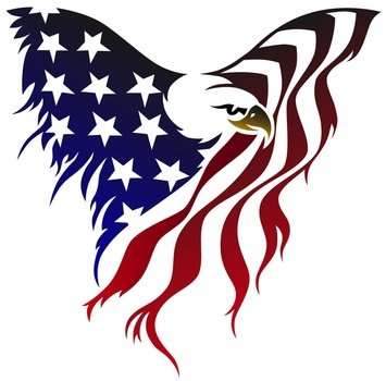 Flag American Eagle Ink Tattoo Flags Eagles