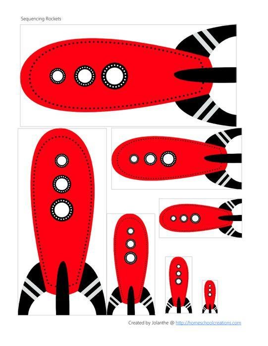 Red Rockets Of Different Sizes