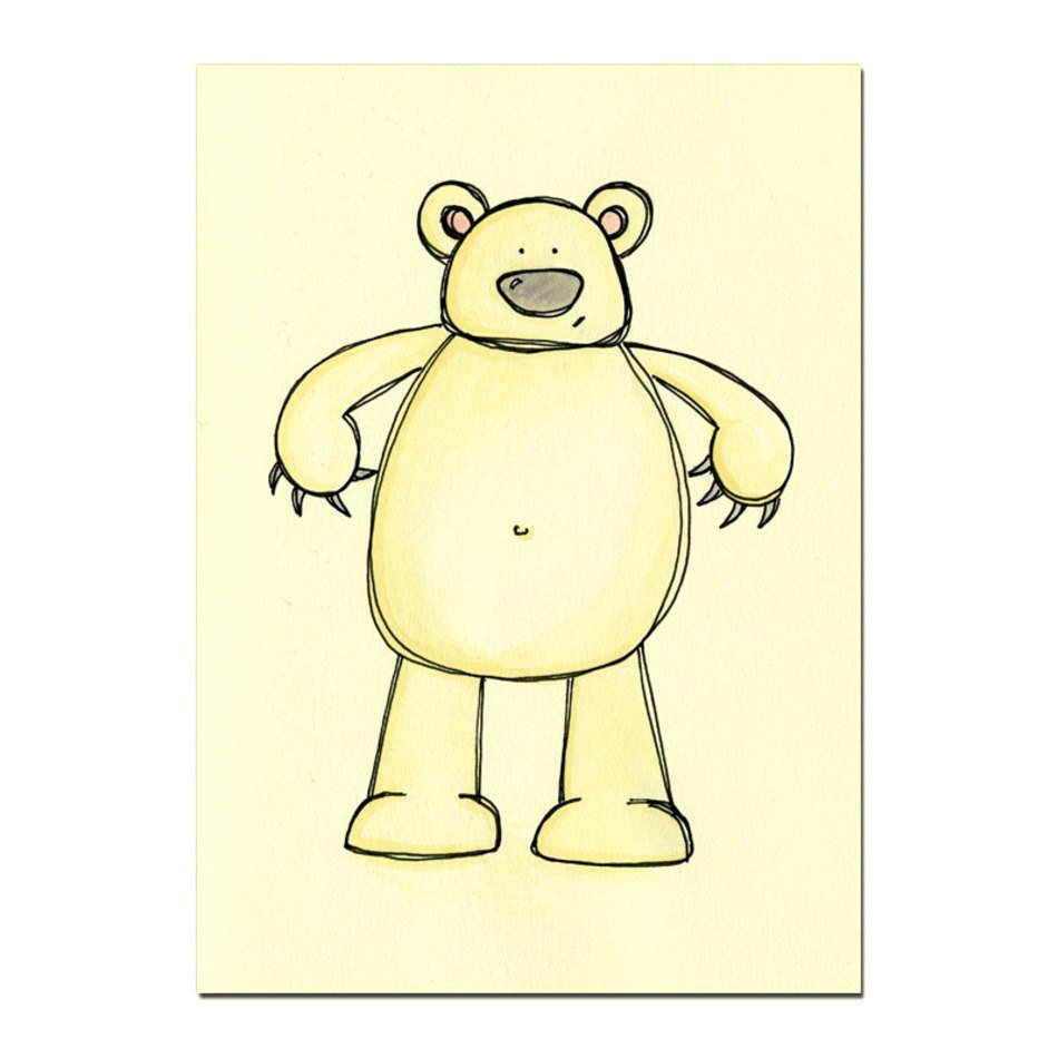 children's bear drawing