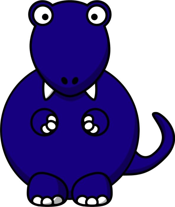 Cartoon Tyrannosaurus Rex Color Variation A