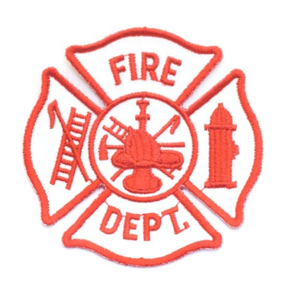 Inch Fire Dept Maltese Cross Patch Vips Save 10 & Free Shipping