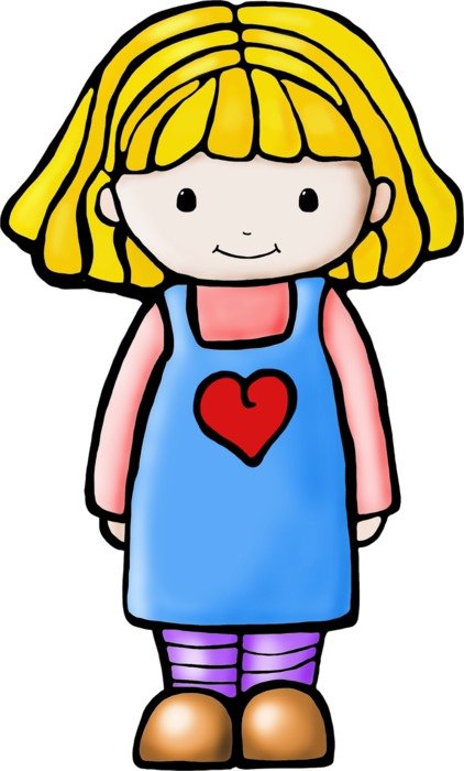 cute girl as a graphic image