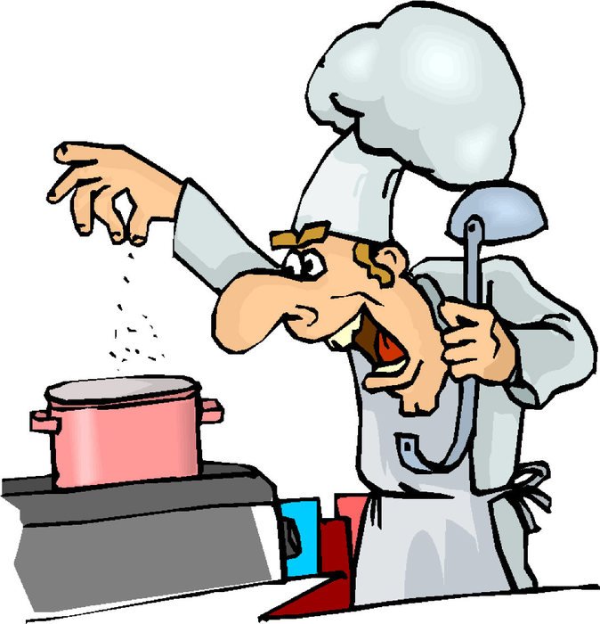 Clip art of the cooking shef