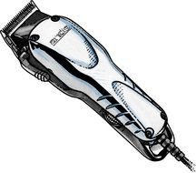 black and white clipper on a white background