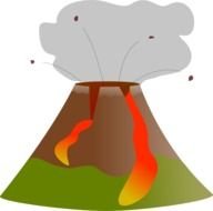 Volcano Image drawing