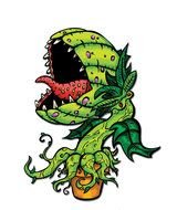 flower monster drawing