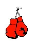 red boxing gloves as a graphic image