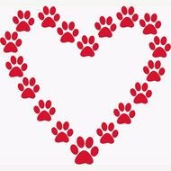 Paw Print At Clkercom Vector Online Stencils