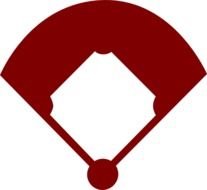 Baseball Field At Clkercom Vector Online Royalty clipart