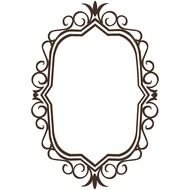 vintage mirror frame