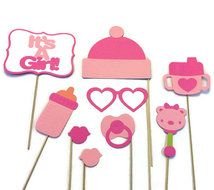 decorations with baby pink goods
