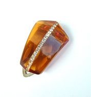 Art Deco Vintage Bakelite Jewelry Rhinestone Fashion Accessories Dress