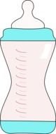 Clip art of Baby Transparent bottle