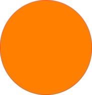 Orange Circle At Clkercom Vector Online Royalty