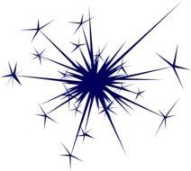 Navy Blue Firework At Clkercom Vector Online
