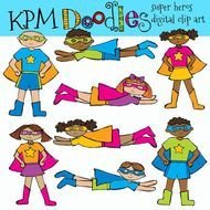 Combo Super Heros Digital By Kpmdoodles On Etsy $5