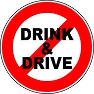 drink and drive sign drawing