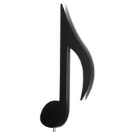 painted smooth black note
