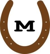 Brown M Horseshoe At Clkercom Vector Online