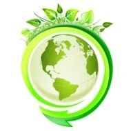 green planet logo drawing