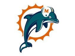 Found The Dolphins Logo drawing