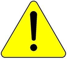 Cautionary Warning Caution clipart