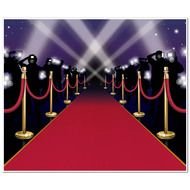 red carpet for show in graphic representation