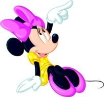clipart of the minnie mouse
