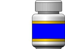 plastic Pill Bottle drawing