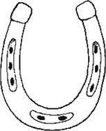 Clip art of the horseshoe