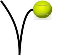 Tennis Ball Bounce At Clkercom Vector Online