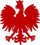 Dark Red Polish Falcon At Clkercom Vector Online