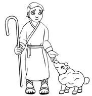 Shepherd Boy drawing