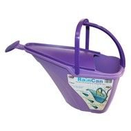 purple plastic rain can