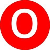 Red Rounded With O At Clkercom Vector
