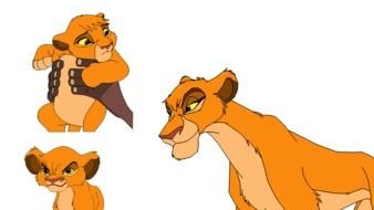 Clipart of the disney cartoon lions