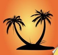 Palmtree Island drawing