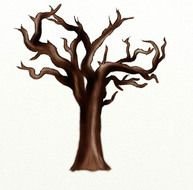 Deadtree Day 238 Withered Tree Drawing