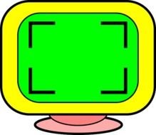 clipart of the colorful tablet