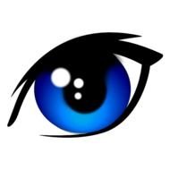Blue Vector Eye At Clkercom Online