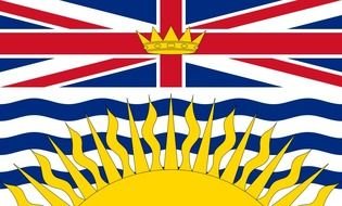 British Columbia Flag adopted in 1960