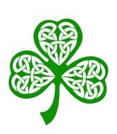 Clip art of the Green Shamrock