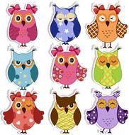 Sleeping Owl set drawing