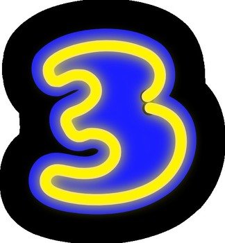 Number Three Symbols Download Vector Online
