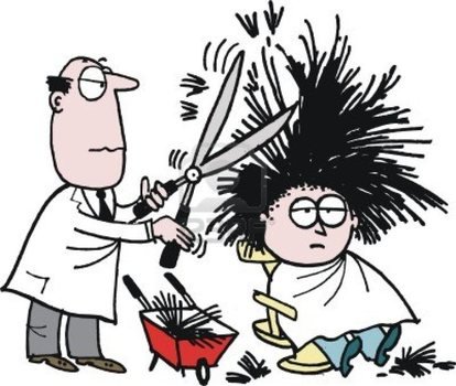 Cutting Hair Cartoon Elca Good Gifts View Original