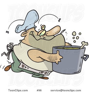 Related Pictures And Dirty Chubby Stinky Male Chef Carrying A Pot