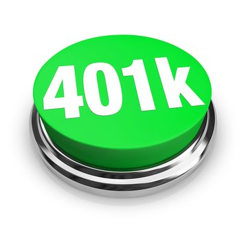 Clip art of 401k button sign