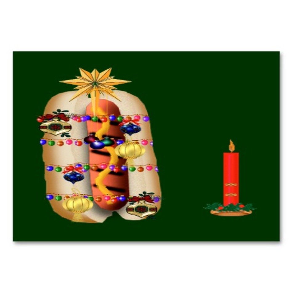 512 X &183 36 Kb Jpeg Christmas Hotdog Business Card Templates