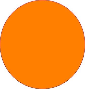 Orange Circle At Clkercom Vector Online Royalty