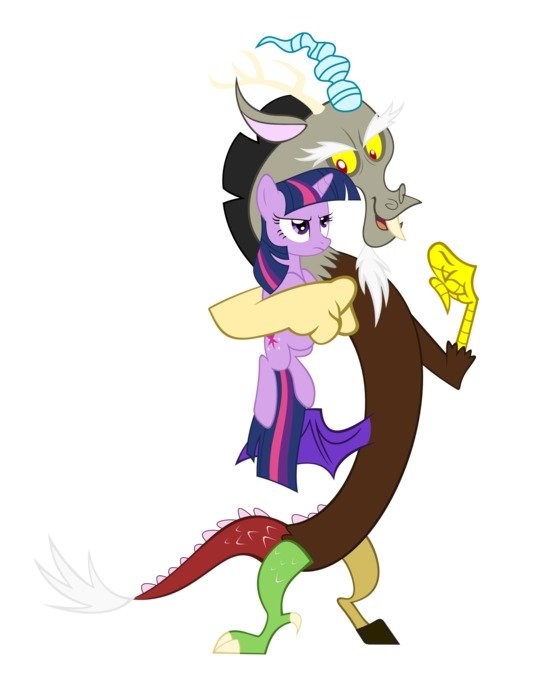 little pony in the claws of a monster